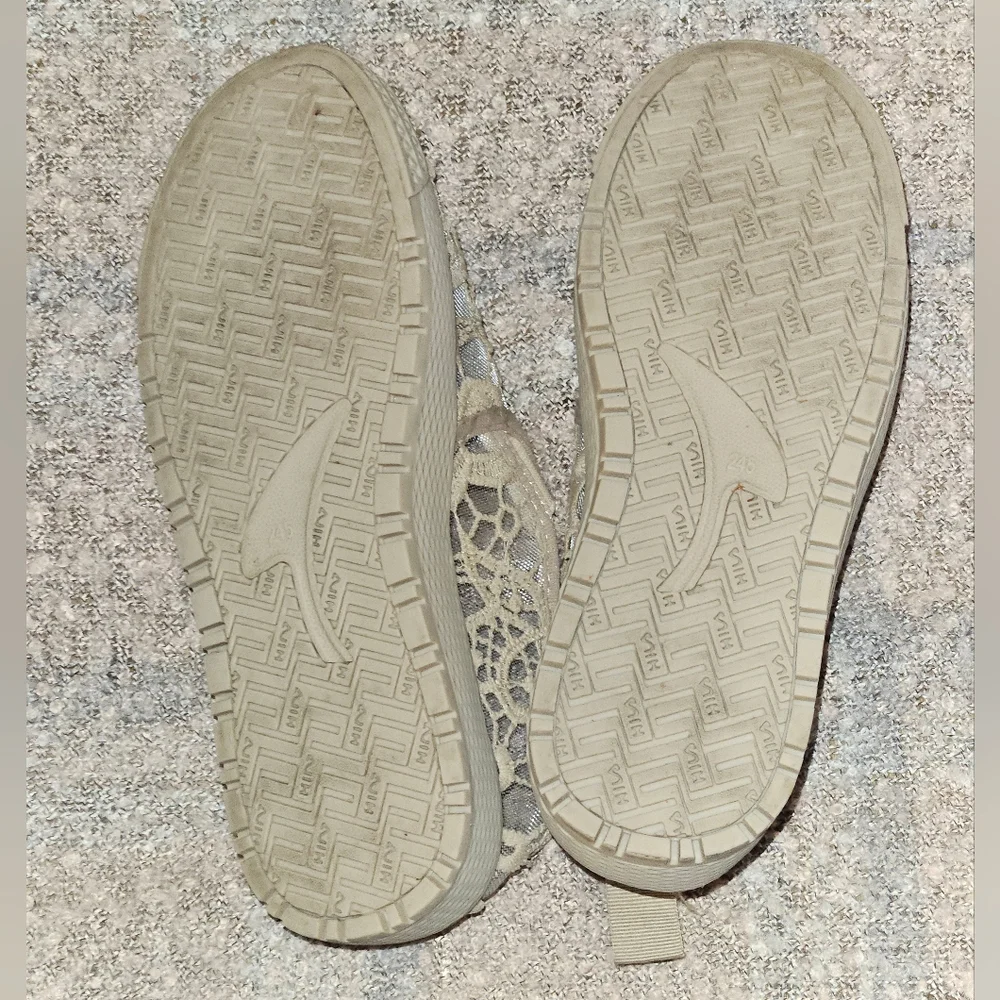 💵3/$20 Bundle 3 Specially MarkPretty Lace Apricot Slip on  Flat Sneaker SZ 7.5 - Picture 4 of 10